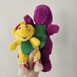 Vintage Barney And BJ Stuffed Toys